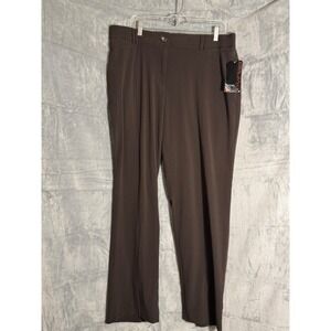 Avenue No Gap Trouser Pants Womens 16 Tall Brown Straight Leg NEW NWT Work wear